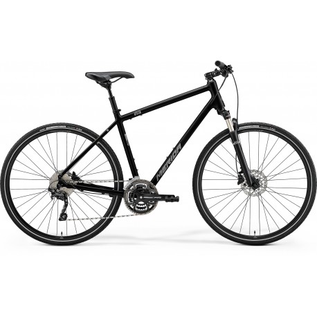 MERIDA CROSSWAY 300 GLOSSY BLACK(MATT SILVER) 2021