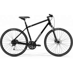 MERIDA CROSSWAY 100 GLOSSY BLACK(MATT SILVER)