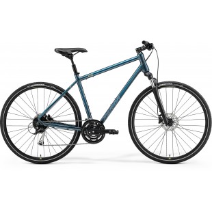 MERIDA CROSSWAY 100 TEAL-BLUE(SILVER-BLUE/LIME)