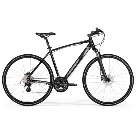 Merida CROSSWAY 15  GLOSSY BLACK(MATT SILVER)