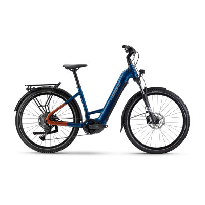 Haibike TREKKING 4 - Low Low blue/orange/silver 2025